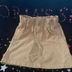 Brand new with tags, H&M corduroy paper waist bag skirt